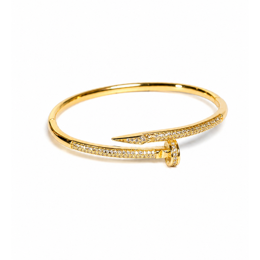 Luxe Pavé Nail Bangle