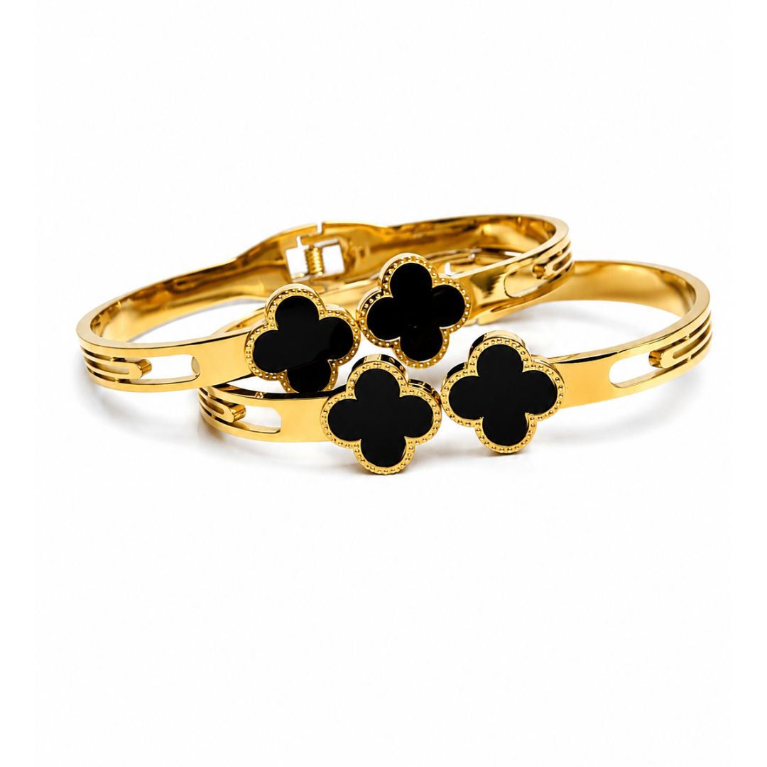 Midnight Bloom Bangle