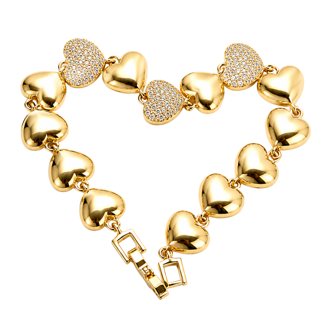 Golden Heart Bracelet