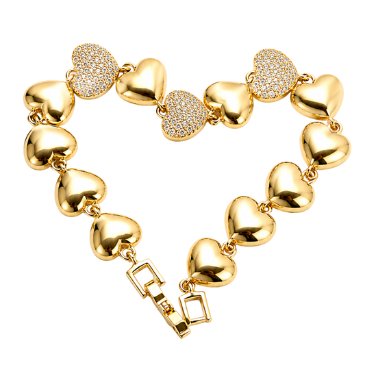 Golden Heart Bracelet
