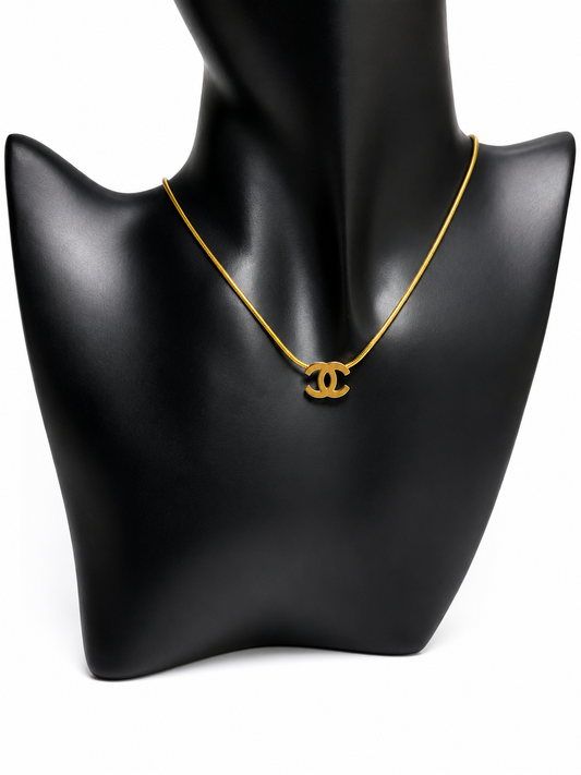 Luxe Double C Necklace