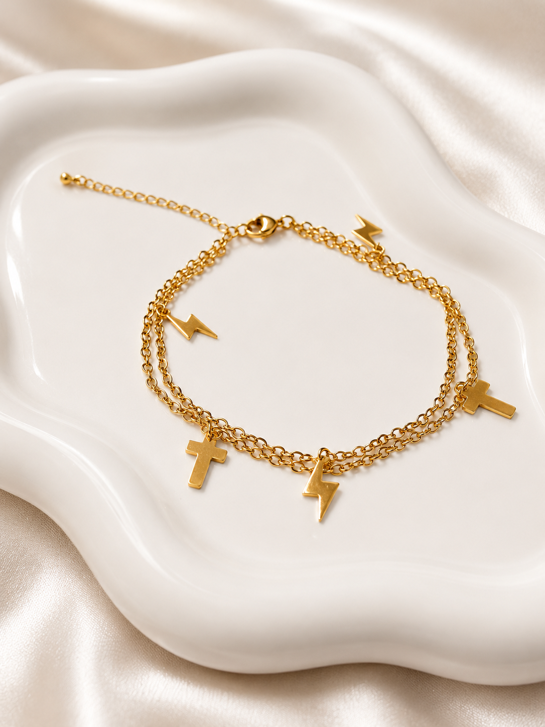 Faith & Power Anklet