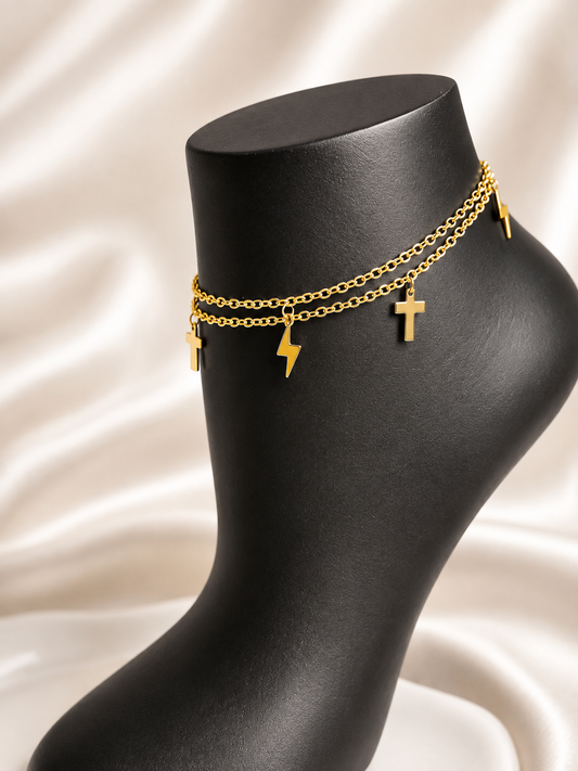 Faith & Power Anklet